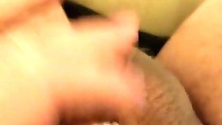 DaPussyWorshipper teasing with my Big white 8 inch cock and balls