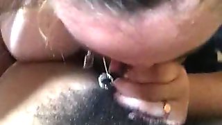 Dirty Girl with Big Tits Licks My Balls And Tries To Deepthroat