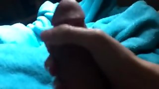 Stroking my cock for you~